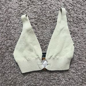 White Fox - Under The Sun Crop / sage / XS